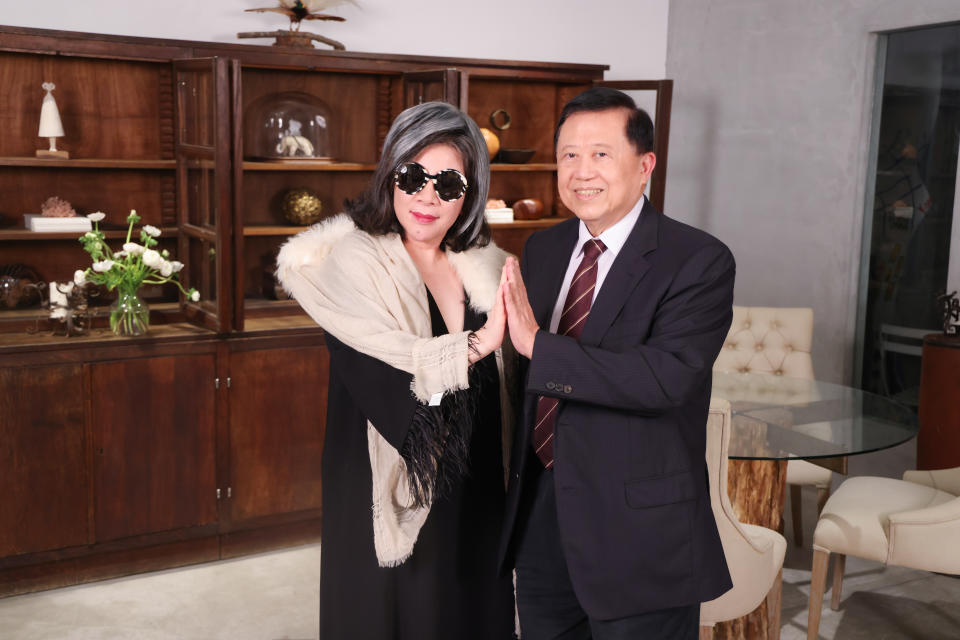 《茜問》主持人陳文茜在節目中透露與魏崢院長超過四十年的好交情（圖／Yahoo TV ）