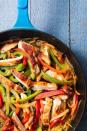 <p>Fajitas are the perfect weeknight dinner. Minimal prep and minimal cook time means these can be on your table FAST.</p><p>Get the <a href="https://www.delish.com/uk/cooking/recipes/a30146397/easy-chicken-fajitas-recipe/" rel="nofollow noopener" target="_blank" data-ylk="slk:Chicken Fajitas;elm:context_link;itc:0;sec:content-canvas" class="link ">Chicken Fajitas</a> recipe.</p>