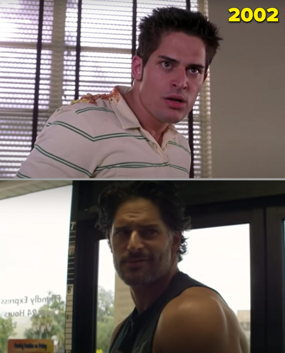 Joe in a fight with Peter Parker vs. stripping at a gas station in "Magic Mike XXL"