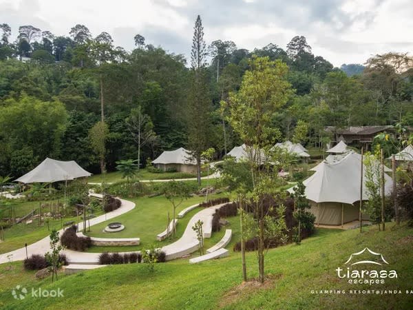 [Klook Exclusive]  Tiarasa Escapes Glamping Resort Staycation 在 Janda Baik。  （照片：Klook SG）