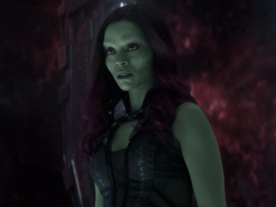 Zoe Saldañan as Gamora in "Avengers: Endgame."