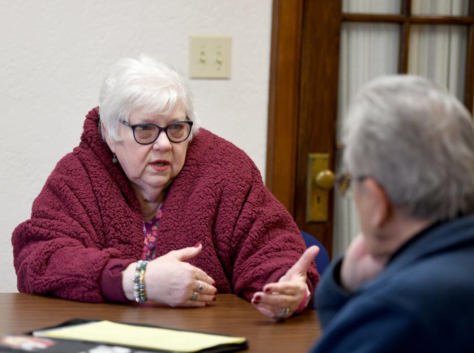 Parishioner Shelly Swierz talks about St. Louis parish in Louisville's planned Eucharistic revival.