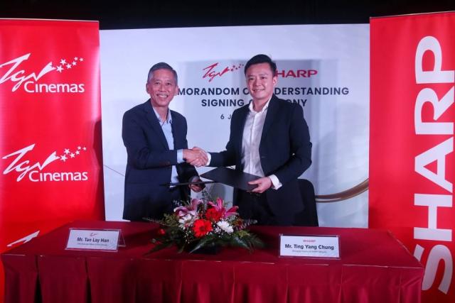 TGV Cinemas Sharp Malaysia ink partnership to offer home