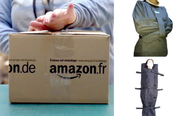 Amazon has been criticised for offering physical restraints for dementia sufferers