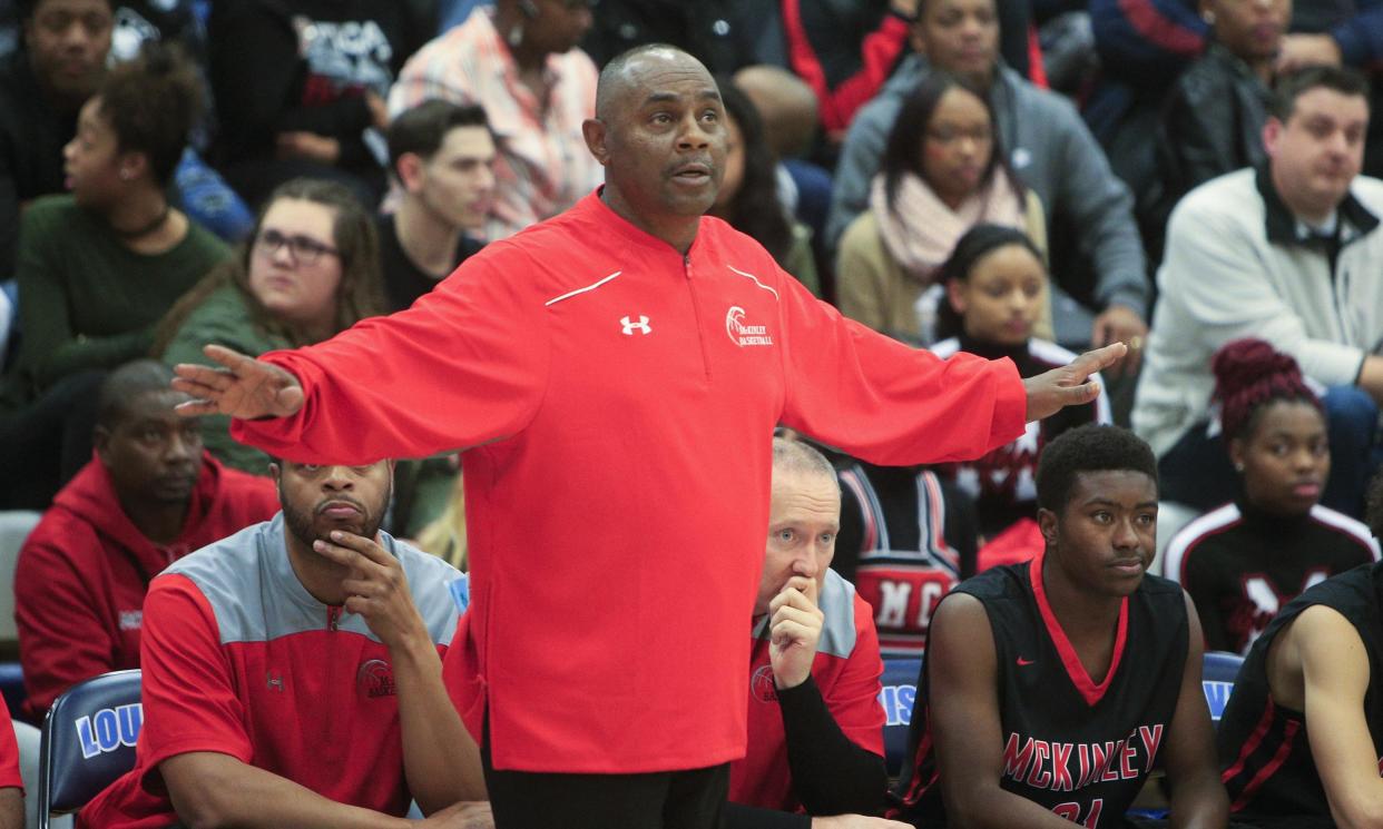 After 18 years at Timken and McKinley, Rick Hairston spent three seasons away from coaching before he was hired as GlenOak's boys basketball head coach in May.