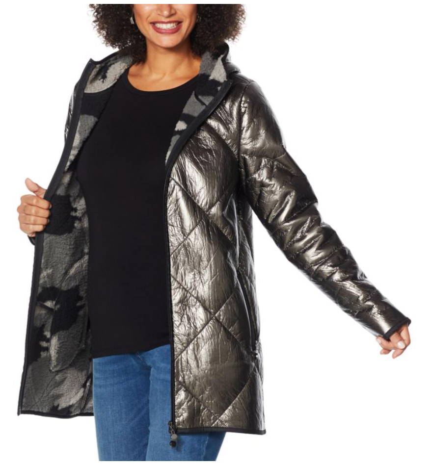 Clever combos make this jacket extra special. (Photo: HSN) 