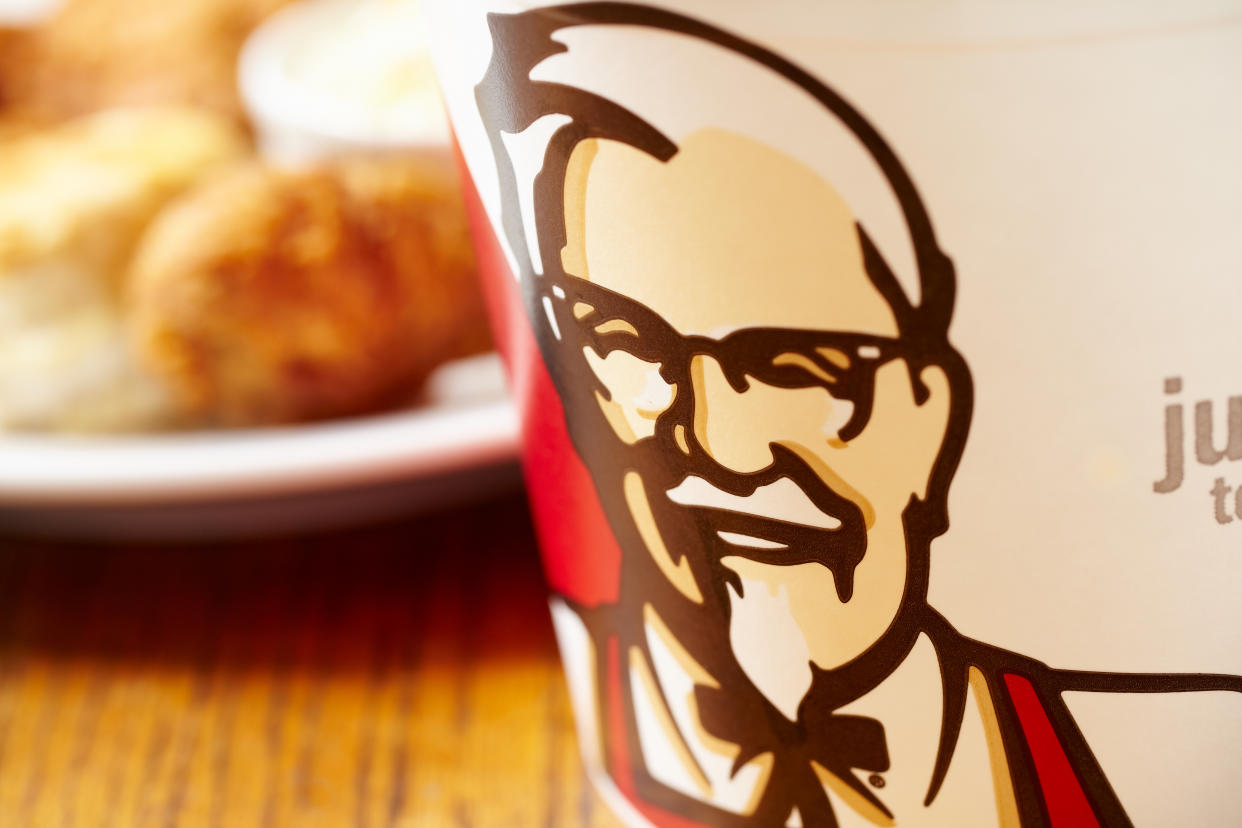 Some KFC stores in the UK are operating on a reduced menu. Photo: PA