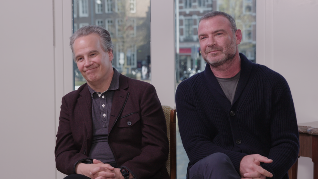 Director Tony Phelan with actor Liev Schreiber