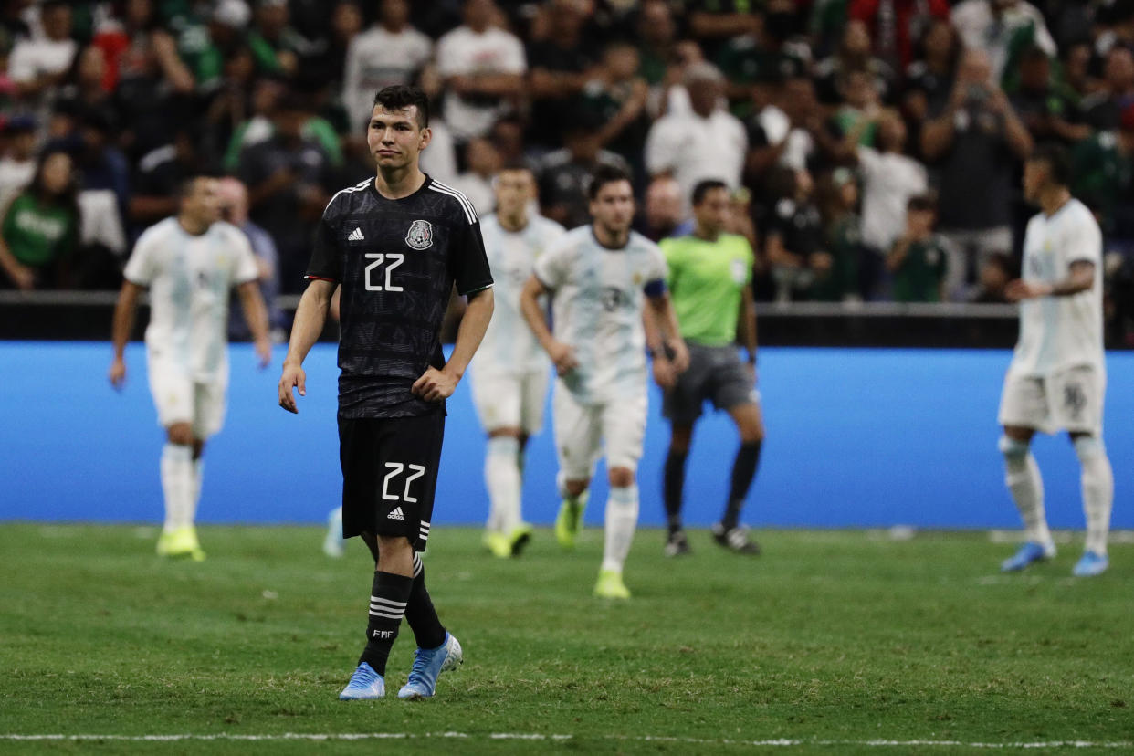 México fue humillado por Argentina que exhibió sus carencias futbolísticas. / Foto: AP