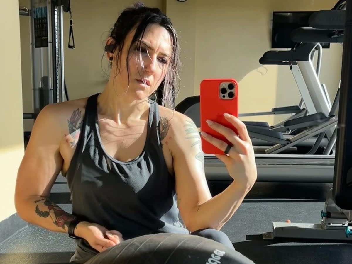 Fitness fanatic Annamarya Scaccia has shared how she overcame cancer to become a bodybuilder (Jam Press/@stillwellfitness)