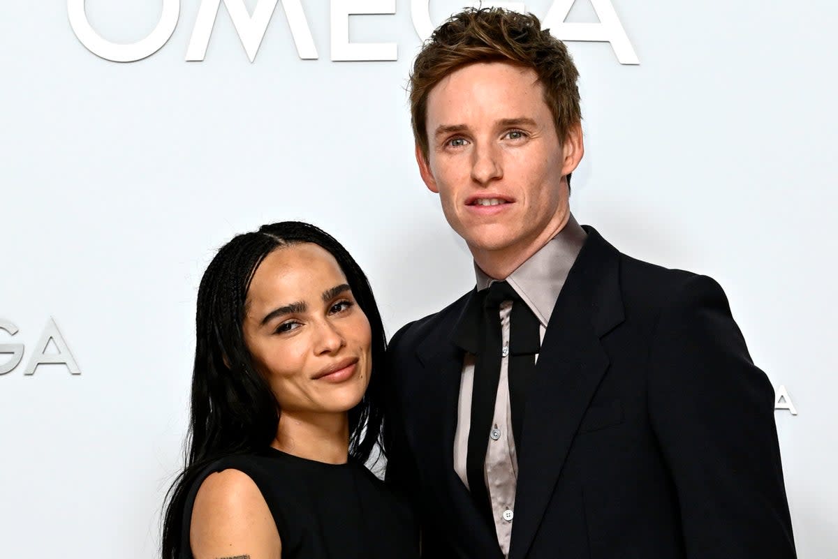 Zoe Kravitz and Eddie Redmayne  (Getty Images)