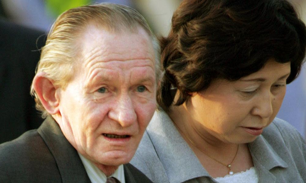 Former US army sergeant Charles Robert Jenkins and his wife Hitomi Soga in 2004.