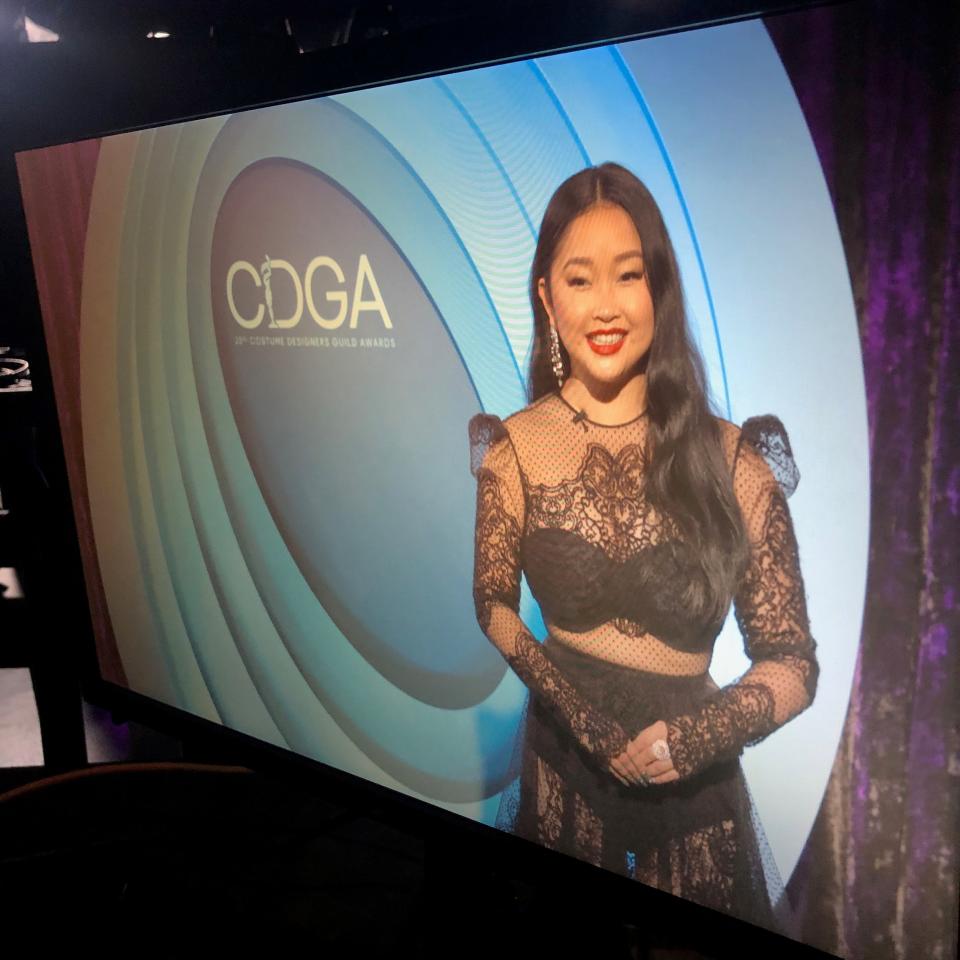 Inside Lana Condor’s Glamorous Night Hosting the Costume Designers Guild Awards