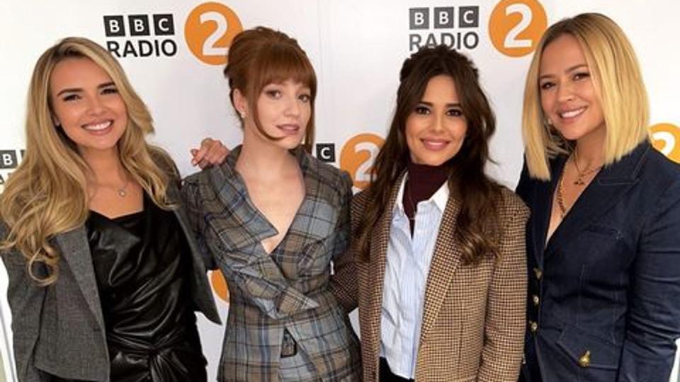 nadine, nicola, cheryl, kimberley in grey, brown and denim looks