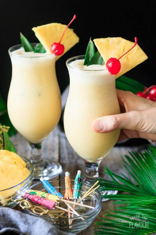 <p>Savor the Flavor</p><p>Yearning for a vacation in some tropical paradise? This non-alcoholic piña colada may temporarily transport you there.</p><p><strong>Get the recipe: <a href="https://savortheflavour.com/non-alcoholic-pina-colada/" rel="nofollow noopener" target="_blank" data-ylk="slk:Non-Alcoholic Piña Colada;elm:context_link;itc:0;sec:content-canvas" class="link ">Non-Alcoholic Piña Colada</a></strong></p>