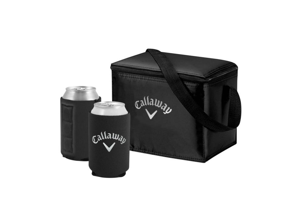 <p>Because on-course beverages aren't a sin, and this portable cooler holds a six pack of anything he'd like. It's hot out there, after all. </p> <p><strong>Buy It: $19.99; <em><a href="https://dicks-sporting-goods.pxf.io/c/249354/315573/4835?subId1=SL20GolfGiftIdeasForDadThatAreGuaranteedToBeaHoleInOnesimsjGifGal7841367202006I&u=https%3A%2F%2Fwww.dickssportinggoods.com%2Fp%2Fcallaway-cooler-set-18cwyuclrstxxxxxxgft%2F18cwyuclrstxxxxxxgft" rel="sponsored noopener" target="_blank" data-ylk="slk:dickssportinggoods.com;elm:context_link;itc:0;sec:content-canvas" class="link ">dickssportinggoods.com</a></em></strong></p>