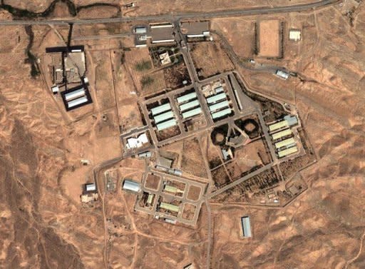 Satellite image received courtesy of the Institute for Science and International Security, shows Iran's military site in Parchin. The UN atomic agency suspects Iran has conducted nuclear warhead design experiments at its military facility in Parchin. Iranian FM Ali Akbar Salehi has announced that long-stalled talks with world powers are to be revived on April 13 at a place yet to be agreed