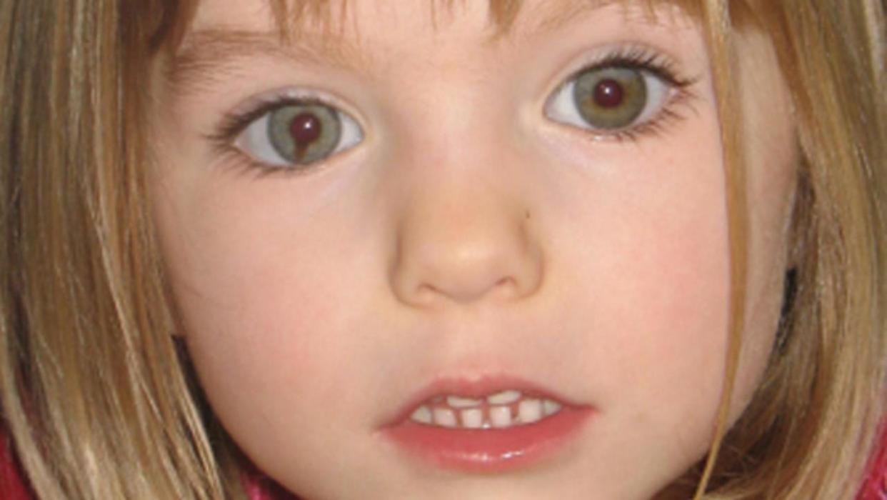 A combination of two pictures released by Madeleine McCann's spokesperson on 01/05/2009 shows Maddie McCann at the age of 3 (L), and an 'age progression' image of her at the age of 6. Madeleine McCann disappeared on 03/05/2007, just days before her fourth birthday, from the family's holiday apartment at the Portuguese resort of Praia da Luz.