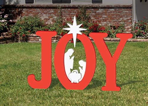 5) Joy Nativity Sign