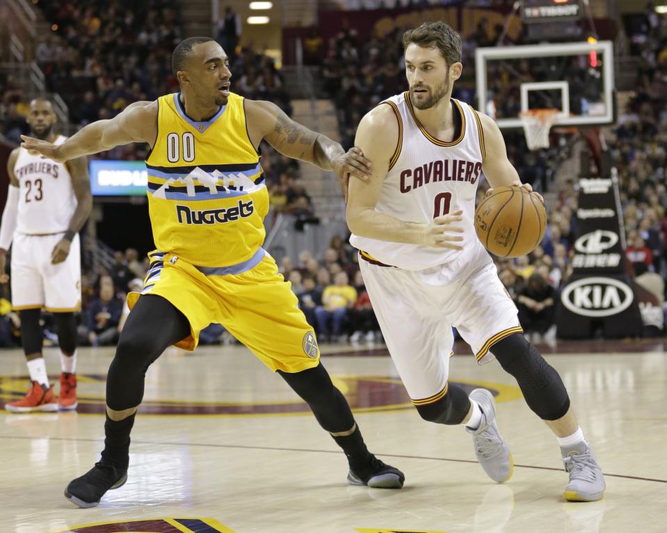 Kevin Love's first All-Star season in Cleveland just hit a major speed bump. (AP)