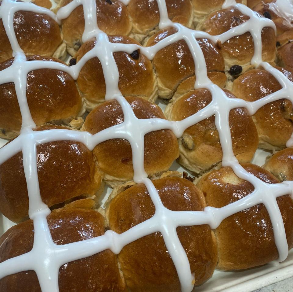 Hot cross buns, D'Orsi's Bakery, Port Redding (Courtesy: D'Orsi's Bakery)