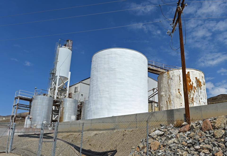 A portion of Albemarle's concentration plant in Silver Peak, Nevada.