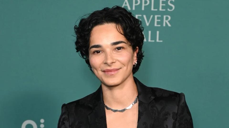 Paula Andrea Placido at the "Apples Never Fall" premiere 