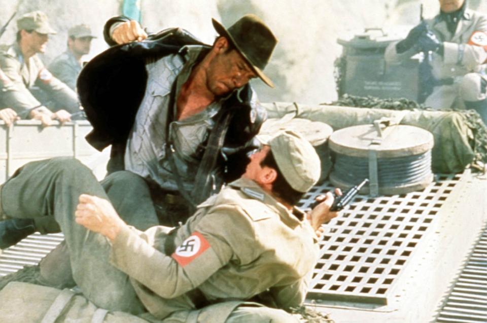 Indiana Jones races the Nazi army to find the Holy Grail in 'Indiana Jones and the Last Crusade' (Photo: Mary Evans/Lucasfilm /Paramount/Ronald Grant/Everett Collection)