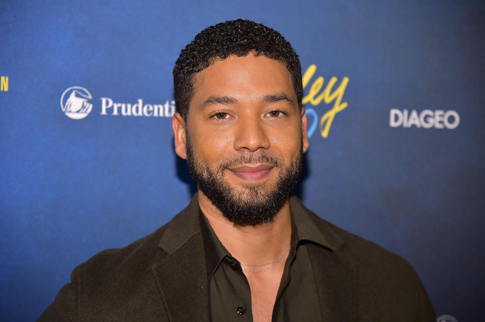 Jussie Smollett at the Alvin Ailey American Dance Theater’s 60th-anniversary opening night gala in November 2018. (Photo: Theo Wargo/Getty Images)