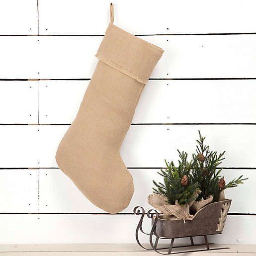 Make a Burlap Bag Stocking