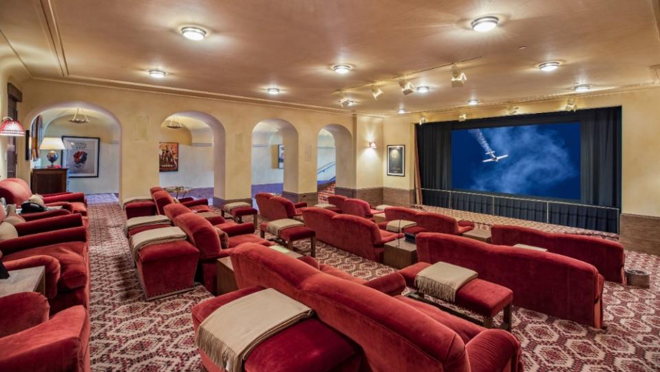 The movie theater connects to the pool area via an underground tunnel. - Credit: Anthony Barcelo