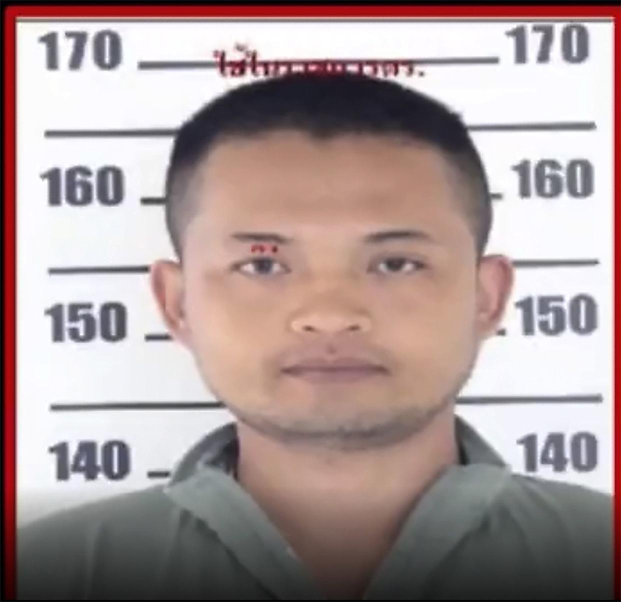 In this mug shot released by the Nong Bua Lamphu Provincial Public Relations Office, a suspected assailant is shown in the attack in the town of Nongbua Lamphu, northern Thailand, Oct. 6, 2022. More than 30 people, primarily children, were killed Thursday when a gunman opened fire in a childcare center in northeastern Thailand and later killed himself, authorities said.