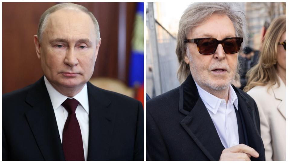 Vladimir Putin Paul McCartney 