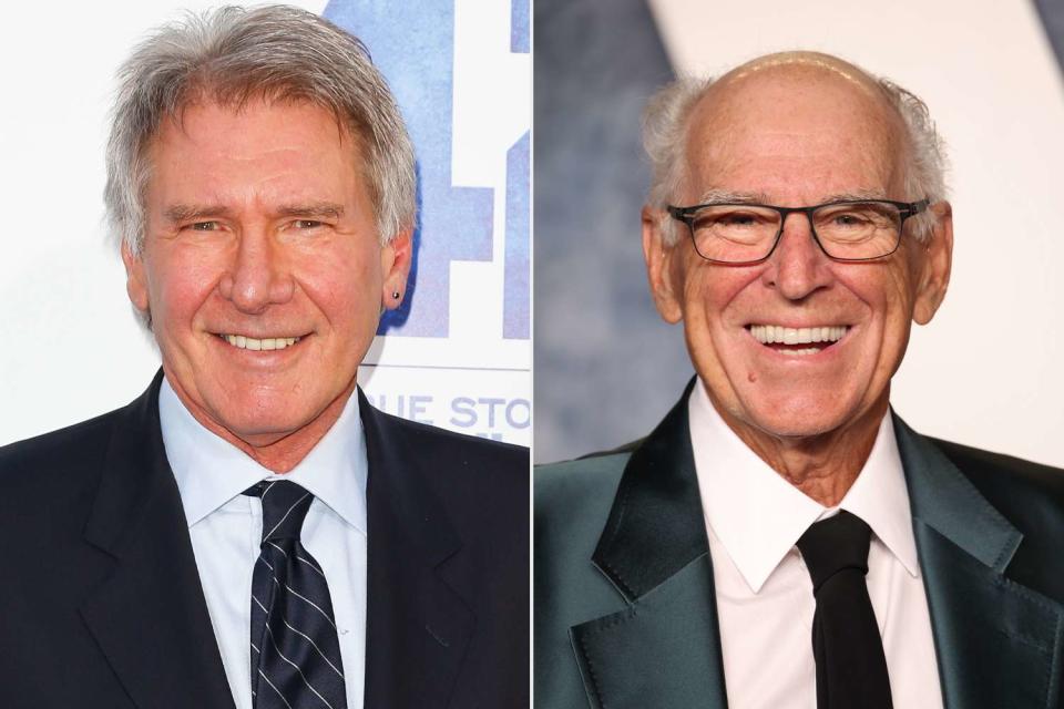 <p>Imeh Akpanudosen/Getty; John Shearer/WireImage</p> Harrison Ford; Jimmy Buffett