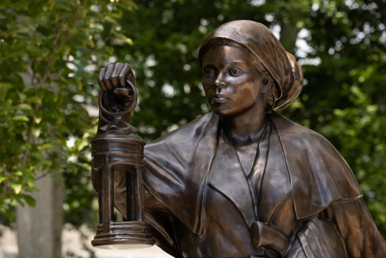 Image: Harriet Tubman's statue. (CIA)