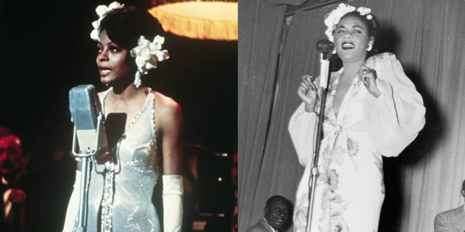 Diana Ross as Billie Holiday