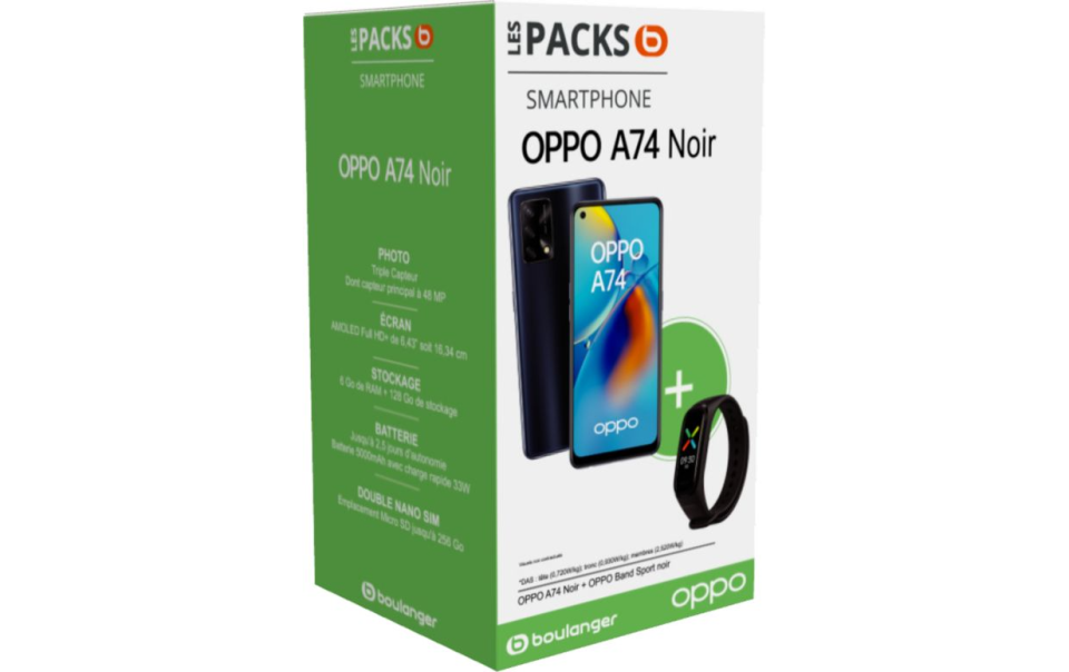 Pack Smartphone Oppo A74