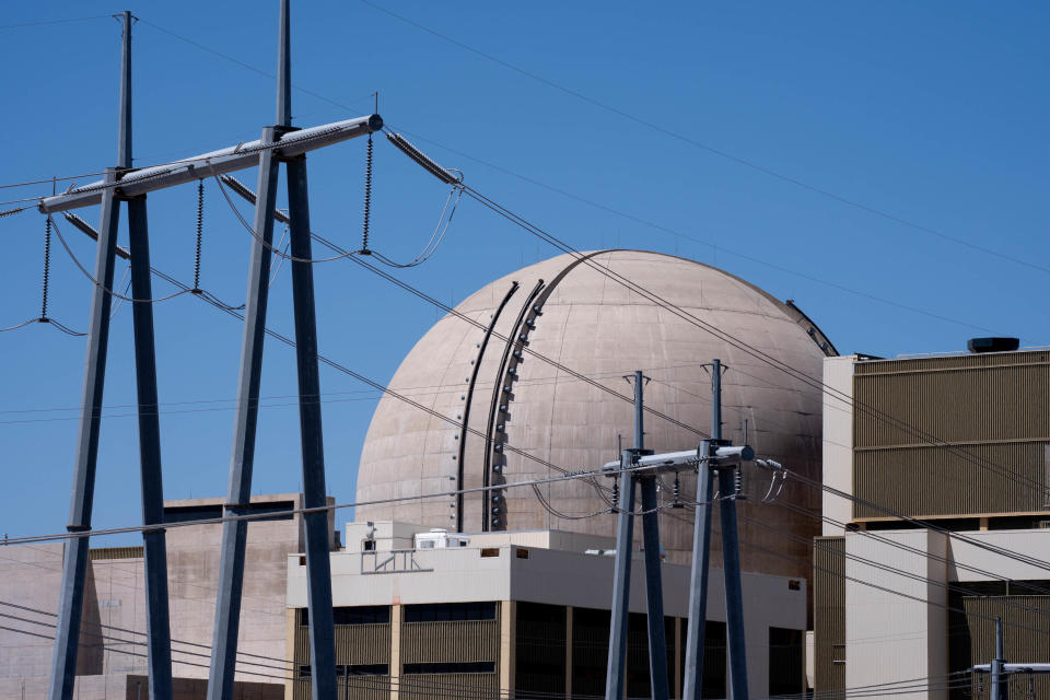 Unit One at Palo Verde Nuclear Generating Station, April 14, 2022, in Tonopah, Arizona.