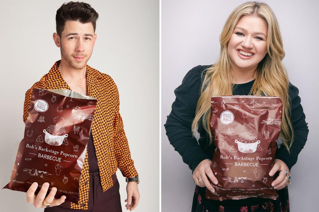 Jonas Brothers x Kelly Clarkson popcorn collab