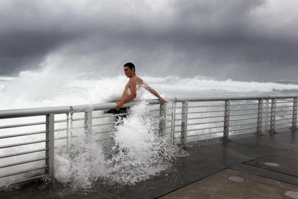 Florida Beaches Feel Effects Of Hurricane Irene