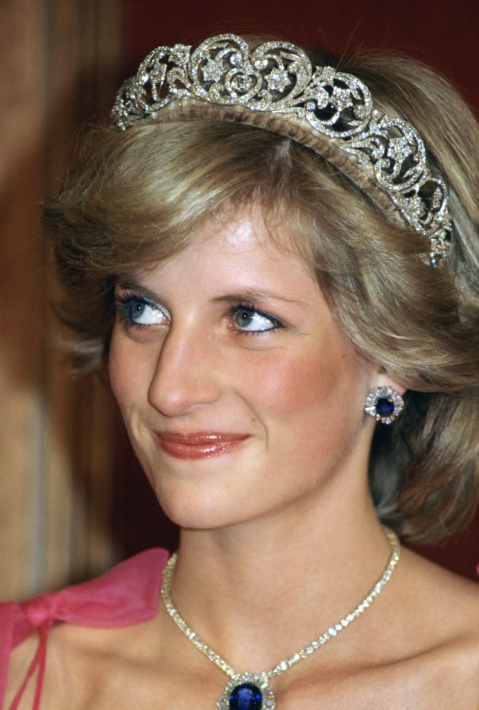 Princess Diana, Sapphire and Diamond Earrings