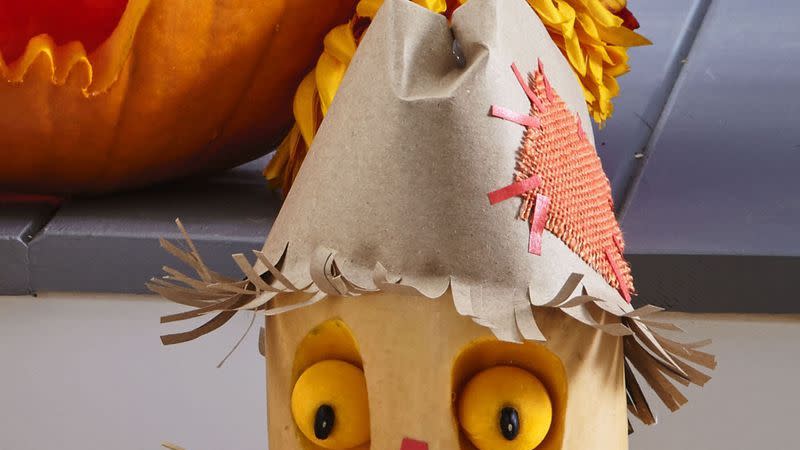 pumpkin carving ideas scarecrow pumpkin