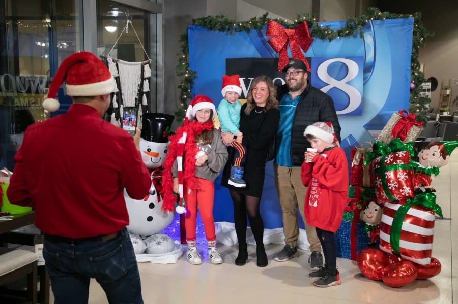 The Angel Tree Christmas Party at Talsma Furniture near Grand Rapids on Nov. 30, 2023. (Michael Buck/WOOD TV8)