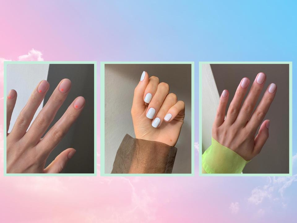 As a salon trip is out of the question, treating yourself to an at-home manicure is an easy alternative: Harriet Westmoreland/iStock