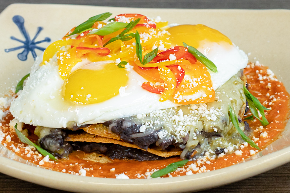 The huevos tostadas at Snooze A.M. Eatery.