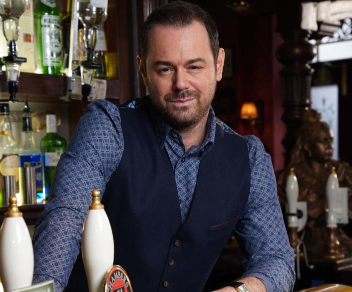 Danny Dyer stars as Queen Vic landlord Mick Carter in EastEnders. (BBC)