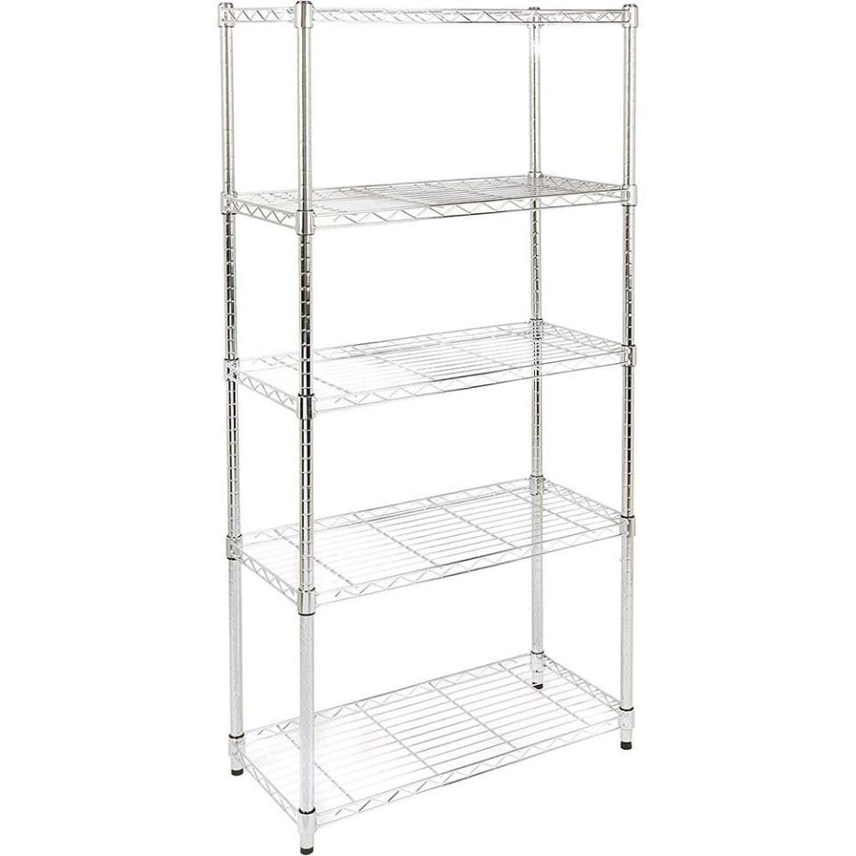 45) 5-Tier Adjustable Heavy Duty Storage Shelving Unit