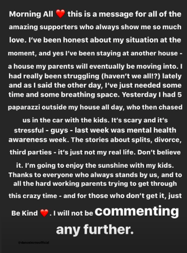 Jacqueline Jossa has spoken out on her Insta story (Instagram: jacjossa)