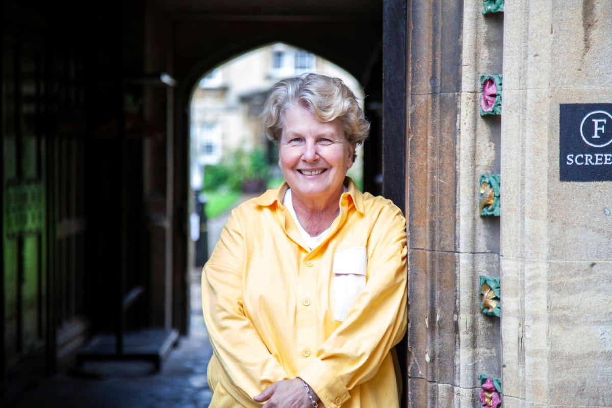 Sandi Toksvig at Christ’s College, Cambridge  (PA)