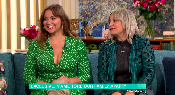 Charlotte Church appeared alongside her mum Maria on This Morning. (ITV)